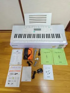 CASIO LK-122 キーボード 付属品付き Amazon.co.jp: カシオ 電子キーボード 61標準鍵 光ナビゲーション
