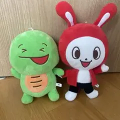 カメとウサギのぬいぐるみセットのサムネイル