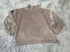 しまむら　ハイネック　ベージュ トップス