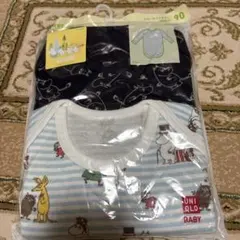 ユニクロ　ベビー　肌着　ムーミン