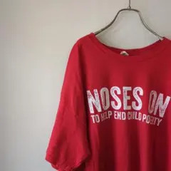 NO SES ON 赤　Tシャツ 古着　/y3869