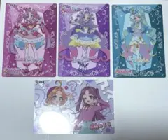 名探偵プリキュア！ キラキラクリアカードガム 4枚セット