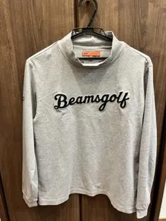 BEAMSGOLF ビームスゴルフ ゴルフウェア 長袖 モックネック グレー