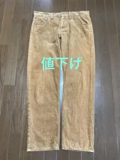 コーデュロイ ストレートパンツ キャメルのサムネイル