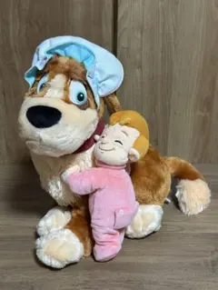 【美品】ディズニー ピーターパン ナナ マイケル ぬいぐるみのサムネイル