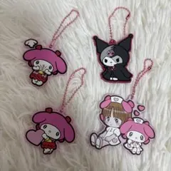 ピノコ×マイメロディ&クロミ　スペシャルラバーマスコット　4点セット