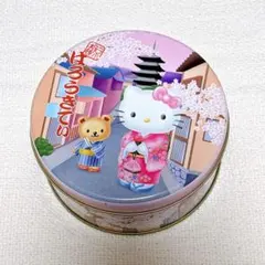 ハローキティ 缶のみ 京都 レトロ