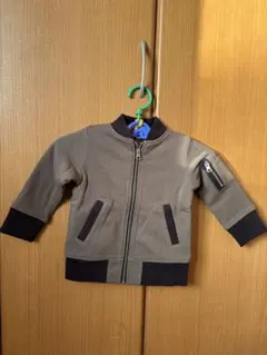 新品！Nicohart スウェットブラウン　ジップアップジャケット 100cm