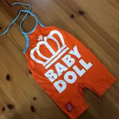 ベビードール☆BABYDOLLホルターネックロンパース90