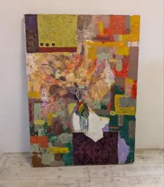 油彩画 風景画 ラベンダー畑 キャンバス - メルカリ