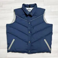 【美品】ウールリッチ ダウンベスト ウールリッチ(WOOLRICH)ウールリッチ ダウンベスト ネイビー