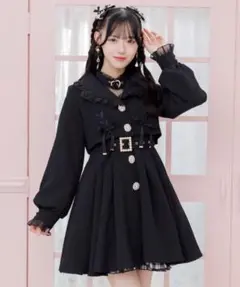 ROJITA シアーフリルトレンチコート