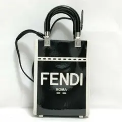 【人気ブランド　FENDI】サンシャイン ショッパー ミニ バッグ2WAY　黒のサムネイル