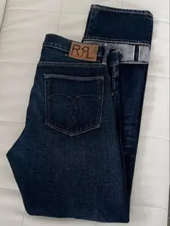 逸品】RRL ダブルアールエル USA製 デニム セルビッチ メダリオン刺繍 