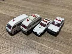 トミカ　まとめ売り　緊急車両　4台セット　パトカー　ジャンク　日本製