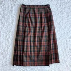 【美品✨】オニールオブダブリン チェックキルトラップスカート ロング GB14