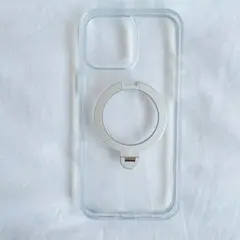 ▪︎ iPhone16promax ケース 透明 クリア シンプル スタンド