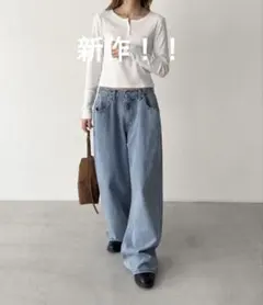 CANAL JEAN diggity ボタンポケットデニムパンツS値下げ✖️新作のサムネイル