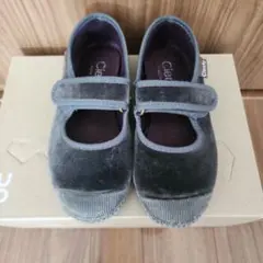 cienta シエンタ ベロアシューズ　グレー　28