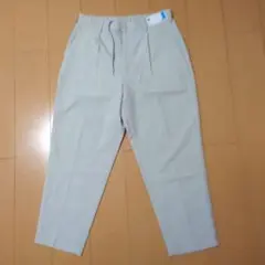 新品 GU ドライワイドイージーアンクルパンツ グレー