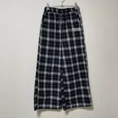 子供　女児　チェック柄　ロングパンツ　160