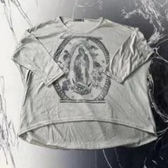 00s y2k パンク系 グランジ 森ガール 平成ギャル オフショル シャツ