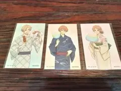 夏目友人帳　浴衣　特典ミニカード　3種セット