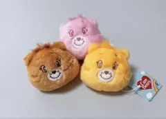ケアベア　ぬいぐるみヘアゴム　3点セット