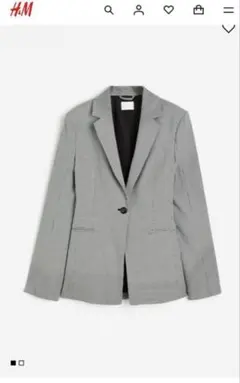 H&M チェックジャケット