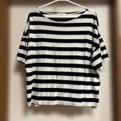 美品 niko and ... ボーダー柄 Tシャツ Ｍサイズ