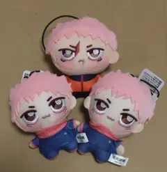 呪術廻戦 ちょぴぬいぷち ③ ⑤ 虎杖悠仁 3体セット