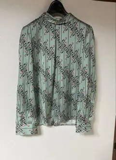 アナイ クミキョク セオリー ANAYI レース袖 ブラウス 38 ライトブルー アナイ クミキョク セオリー ANAYI レース袖 ブラウス 38 ライトブルー