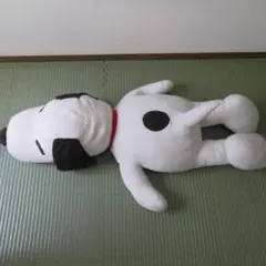 ●レトロ●　スヌーピー 　特大 　サイズ130ｃｍ　ぬいぐるみ 寝そべりのサムネイル