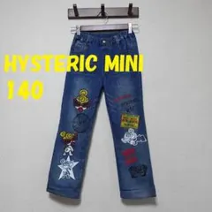 美品☆HYSTERIC MINI 　リトルアンデルセン　デニム　ジーンズ　１４０のサムネイル