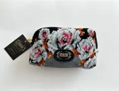 新品・タグ付き FEILER フェイラー ミニポーチ 薔薇柄 プチギフトにも◎