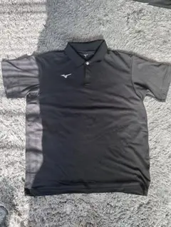 Mizuno ブラック ポロシャツ 3XL