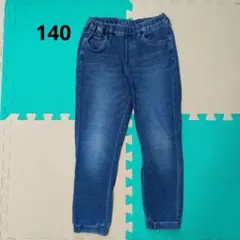 ユニクロ デニム ジョガーパンツ 140cm