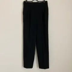 GLOBAL WORK あったかウツクシルエットテーパードパンツ ブラックM