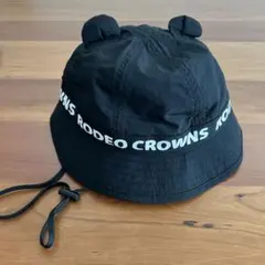 RODEO CROWNS キッズ バケットハット 黒 耳付きのサムネイル