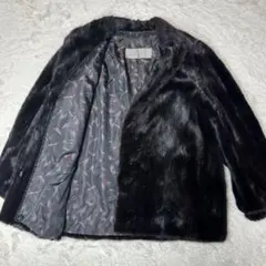 【銀サガ】SAGA MINK リアルファー ミンクコート 裏地総柄 サイズ 11