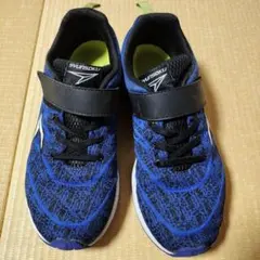 スニーカー 瞬足 23.0 ブルー