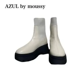 新品AZUL by moussy トラックソールソックスブーツ