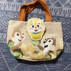 ディズニー チップ デール クラリス トートバッグ バッグ チップデール