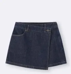 GU デニムラップスコート Mサイズ