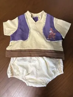 ディズニー　アラジン アブー セットアップ　コスチューム　80㎝