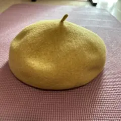 辛子色　ベレー帽 57.5cm