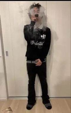 Brrrsos着用似フレアデニムyokosquad swag