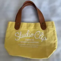 Studio Clip キャンバストートバッグ イエローのサムネイル