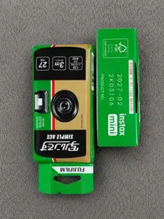 instax mini フィルム 10枚 + SIMPLE ACE 27枚撮のサムネイル