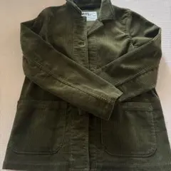 MHL. コーデュロイ ミリタリージャケット オリーブ